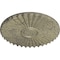 Ekena Millwork Shakuras Ceiling Medallion (For Canopies up to 5"), 19 3/4"OD x 1 3/8"P, Castle Stone Crackle CM20SHCSC - alternate 3